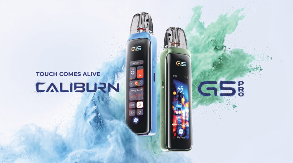 Uwell Caliburn G5 Pro Kit with 2.79-inch TFT touchscreen