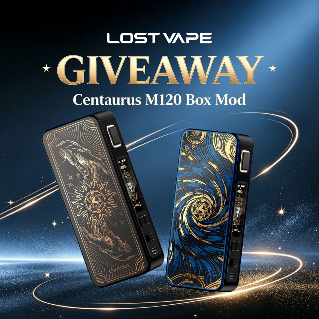 Lost Vape Centaurus M120 Box Mod Giveaway 2026