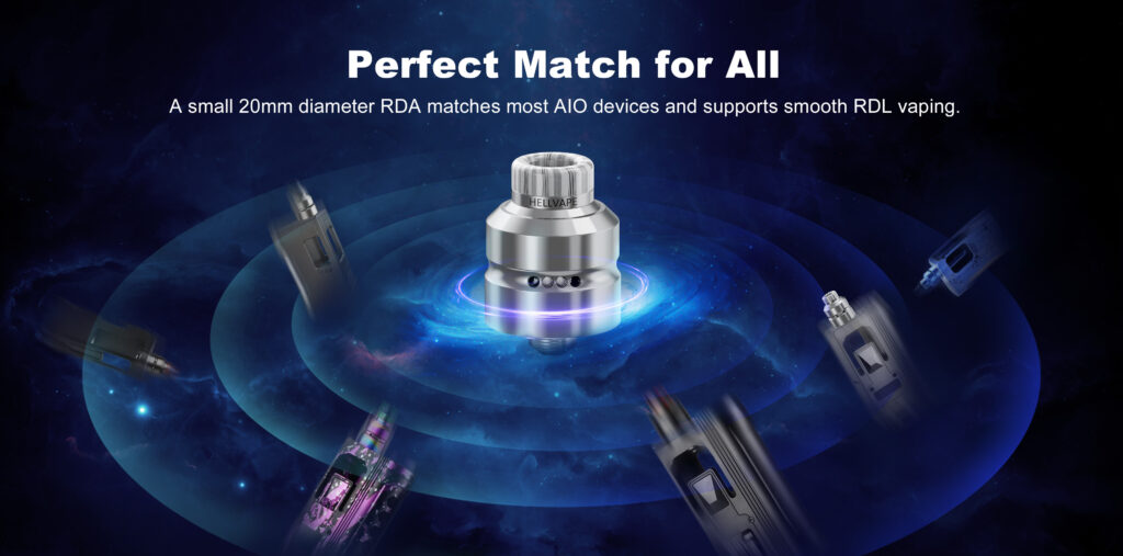 Hellvape Dead Rabbit Mini RTA compact 20mm design