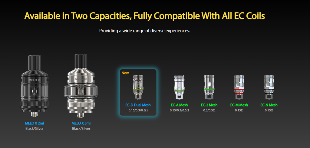 Eleaf iJust X Kit with 5ml MELO X Tank