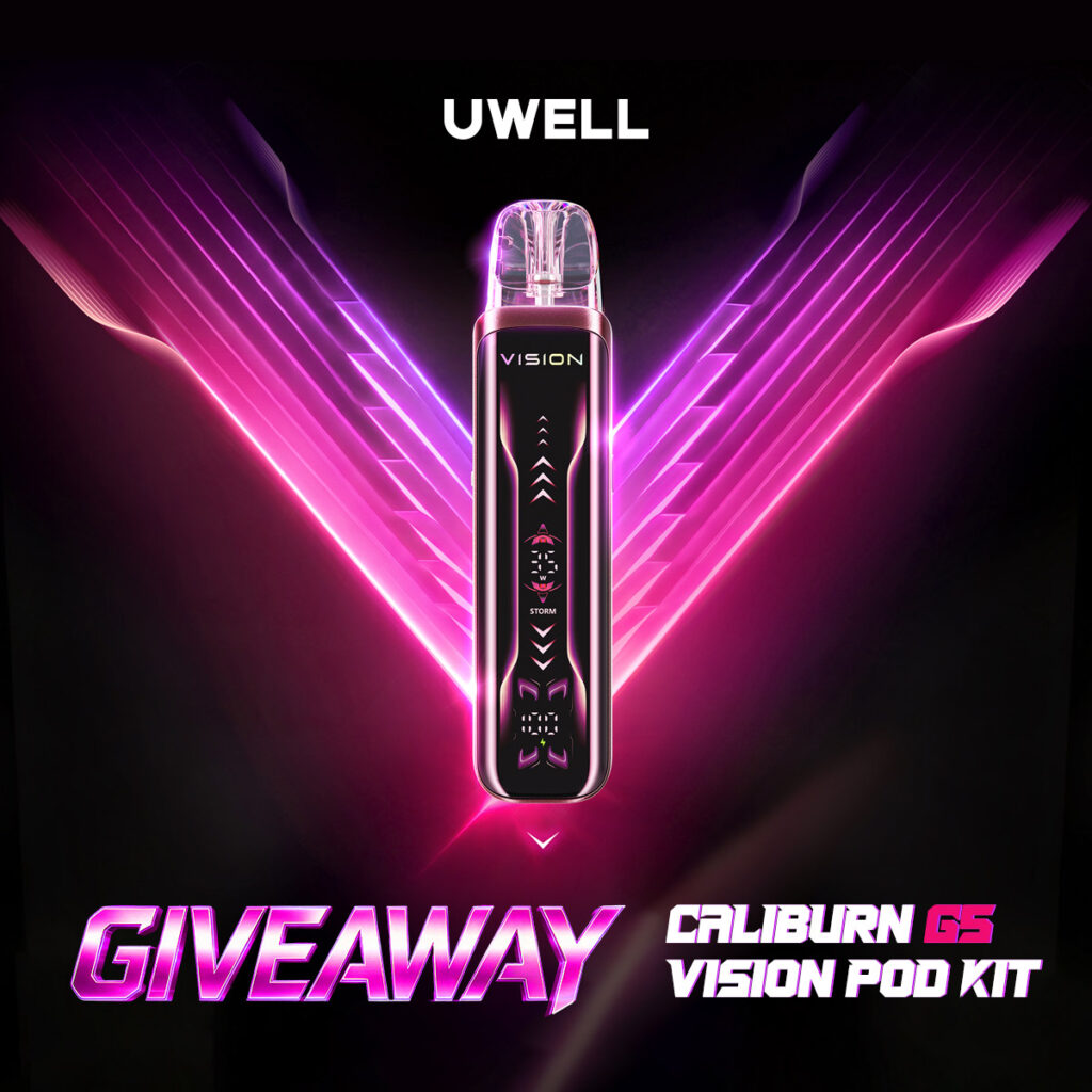 Uwell Caliburn G5 Vision Pod Kit Giveaway 2026